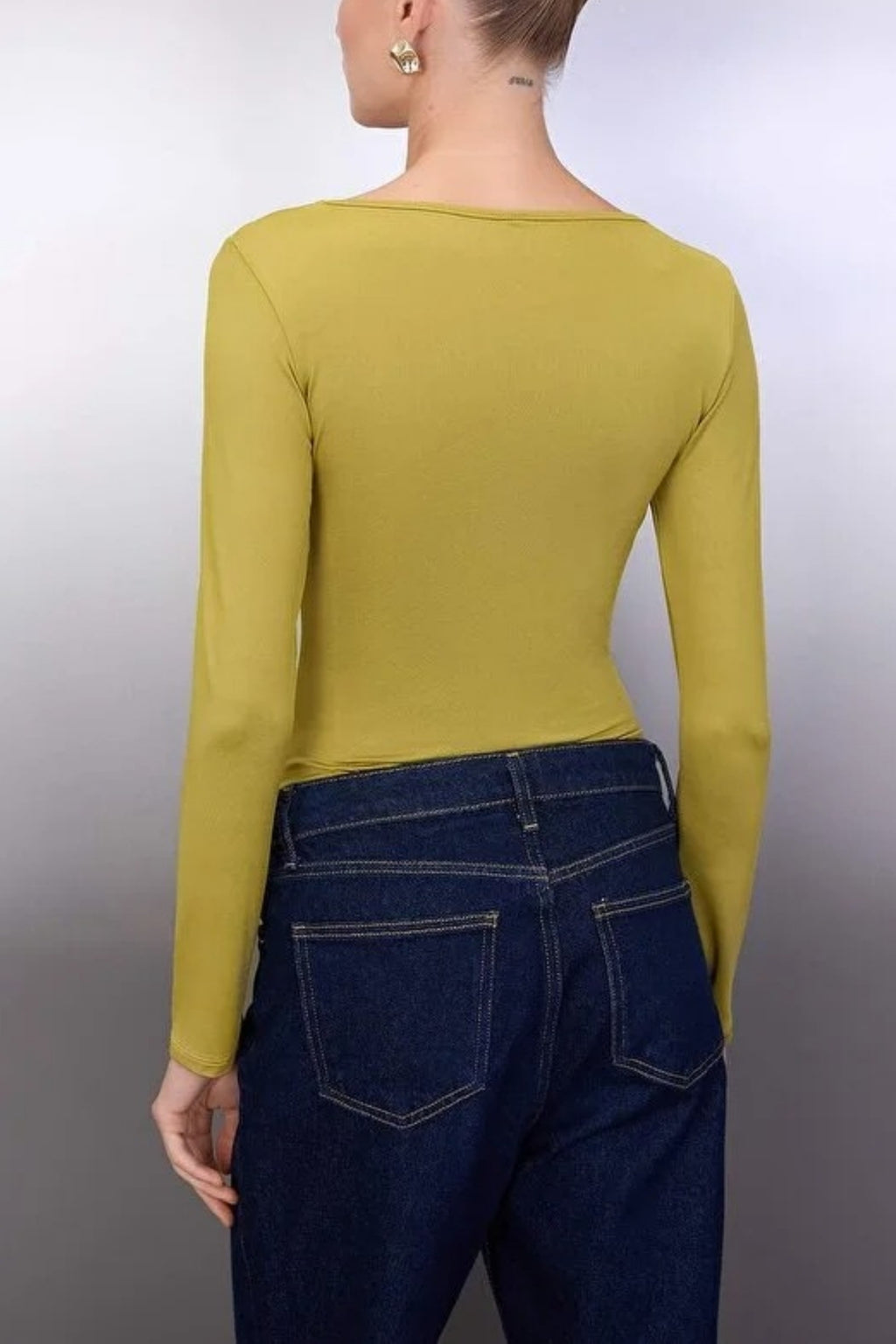 Knit Bodysuit with Accessory Detail