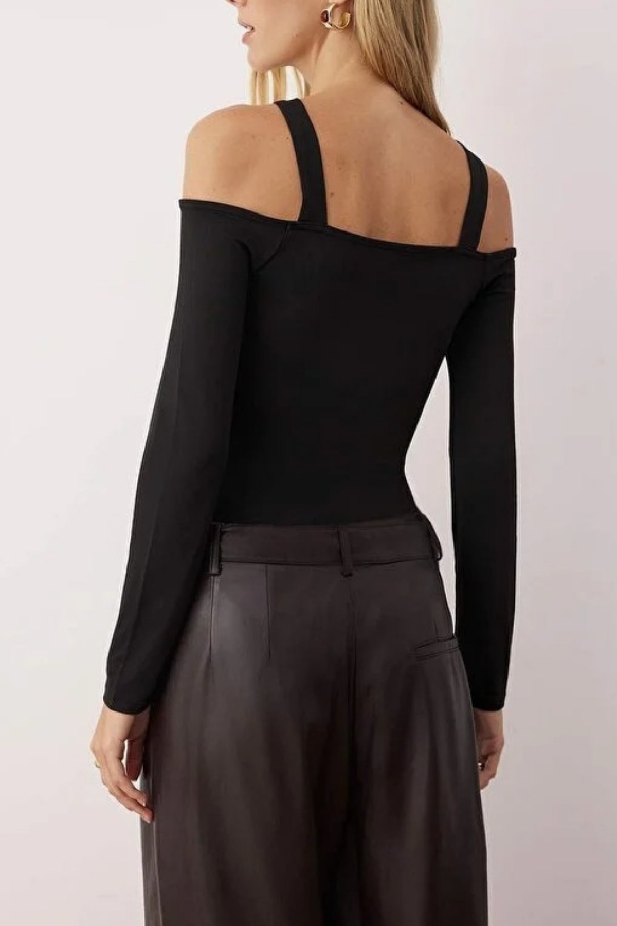 Knit Bodysuit with Accessory Detail