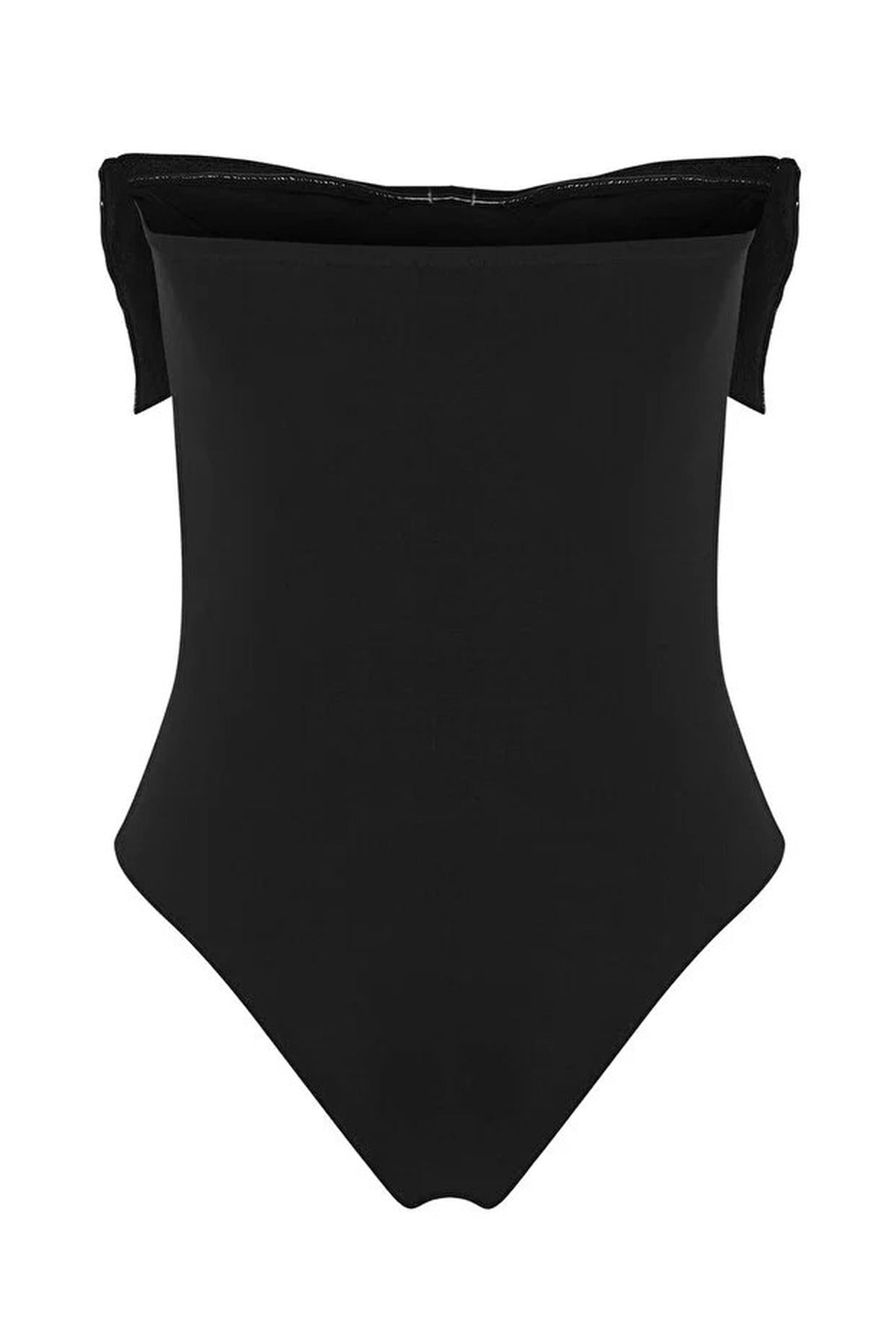 Strapless Bow-Tie Knit Stylish Bodysuit