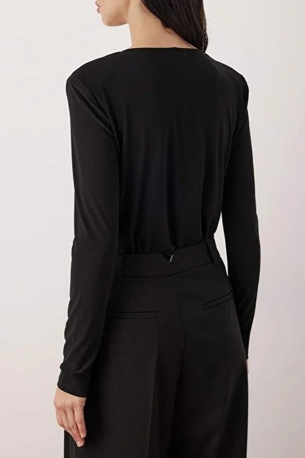 Lace Detailed Double Breasted Bodysuit