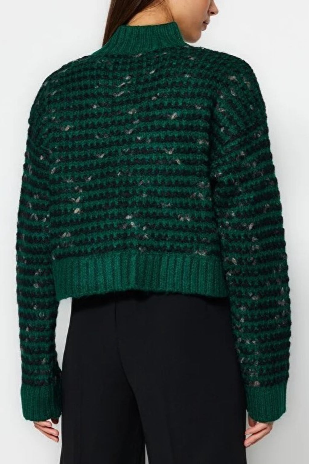 Soft Textured Gradient Knit Cardigan