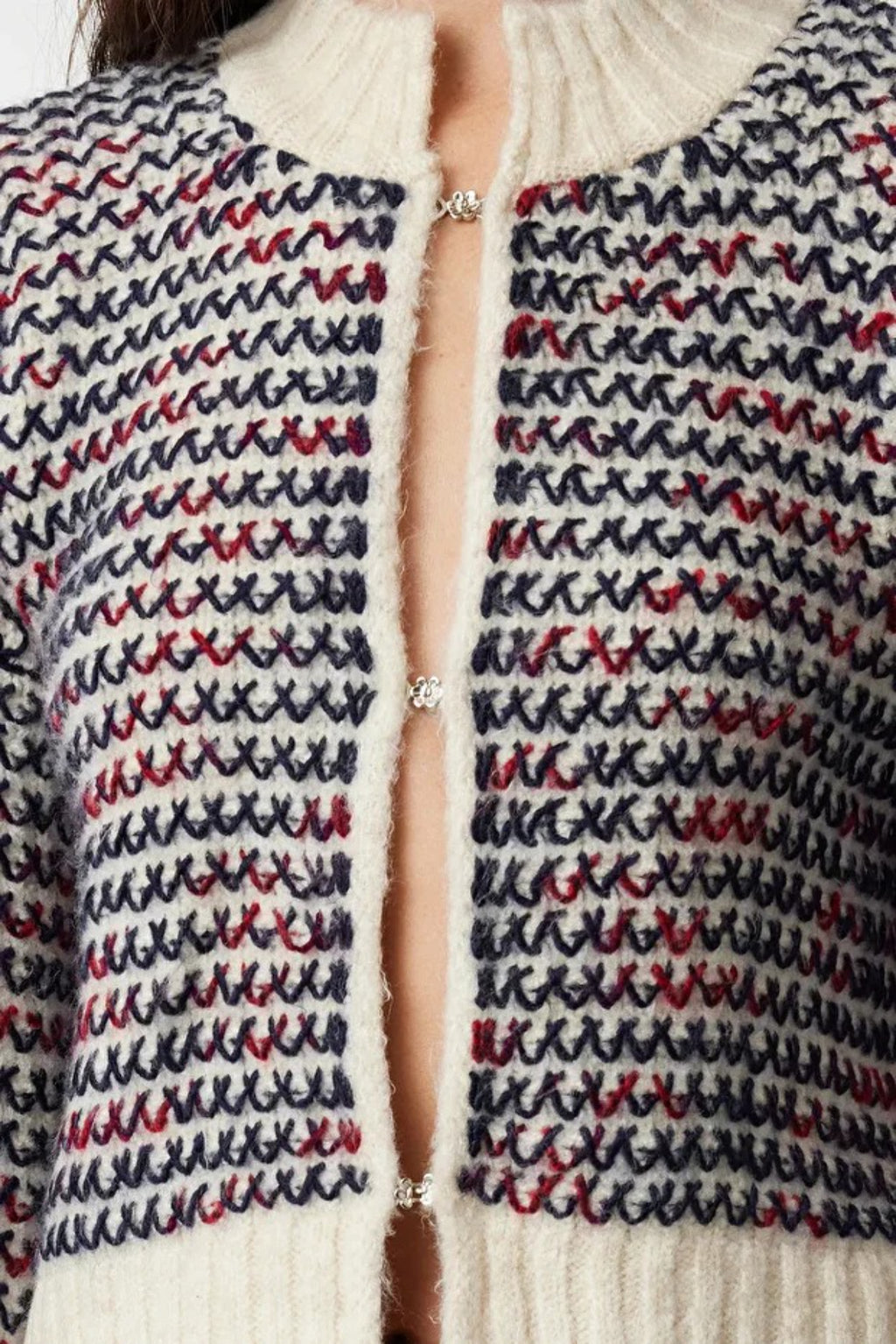 Soft Textured Gradient Knit Cardigan