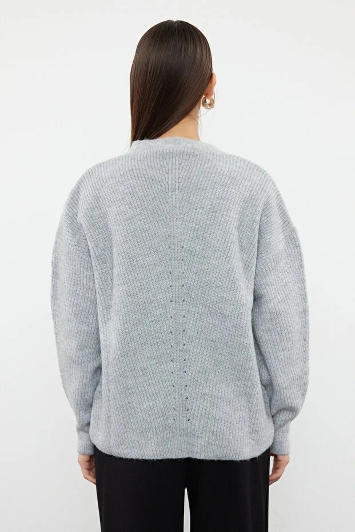 Soft Textured Pocket Detailed Knit Cardigan