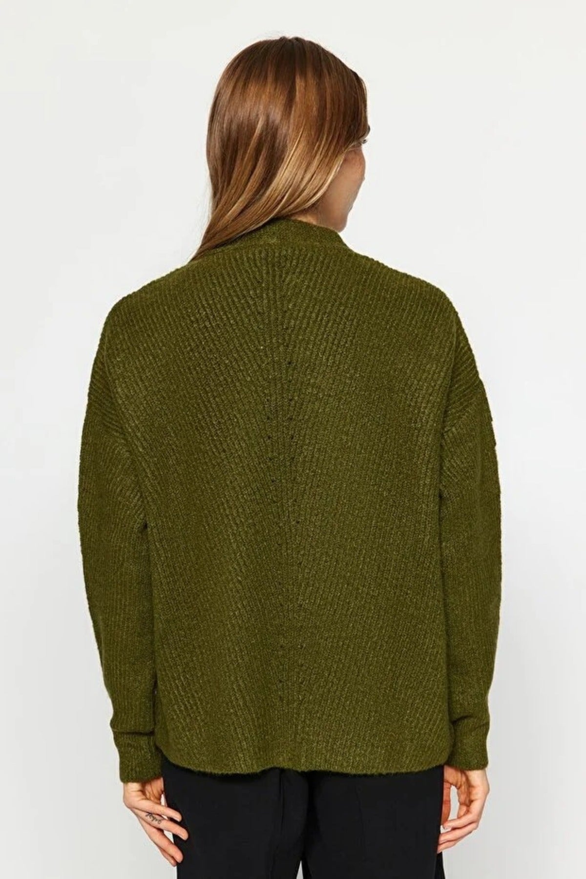 Soft Textured Pocket Detailed Knit Cardigan