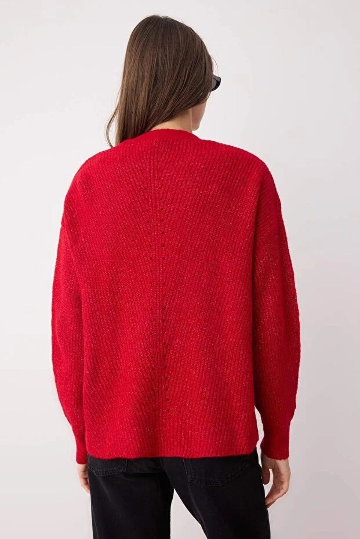 Soft Textured Pocket Detailed Knit Cardigan