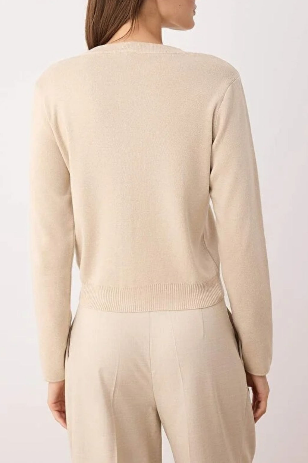 Basic Knit Cardigan with Button Details