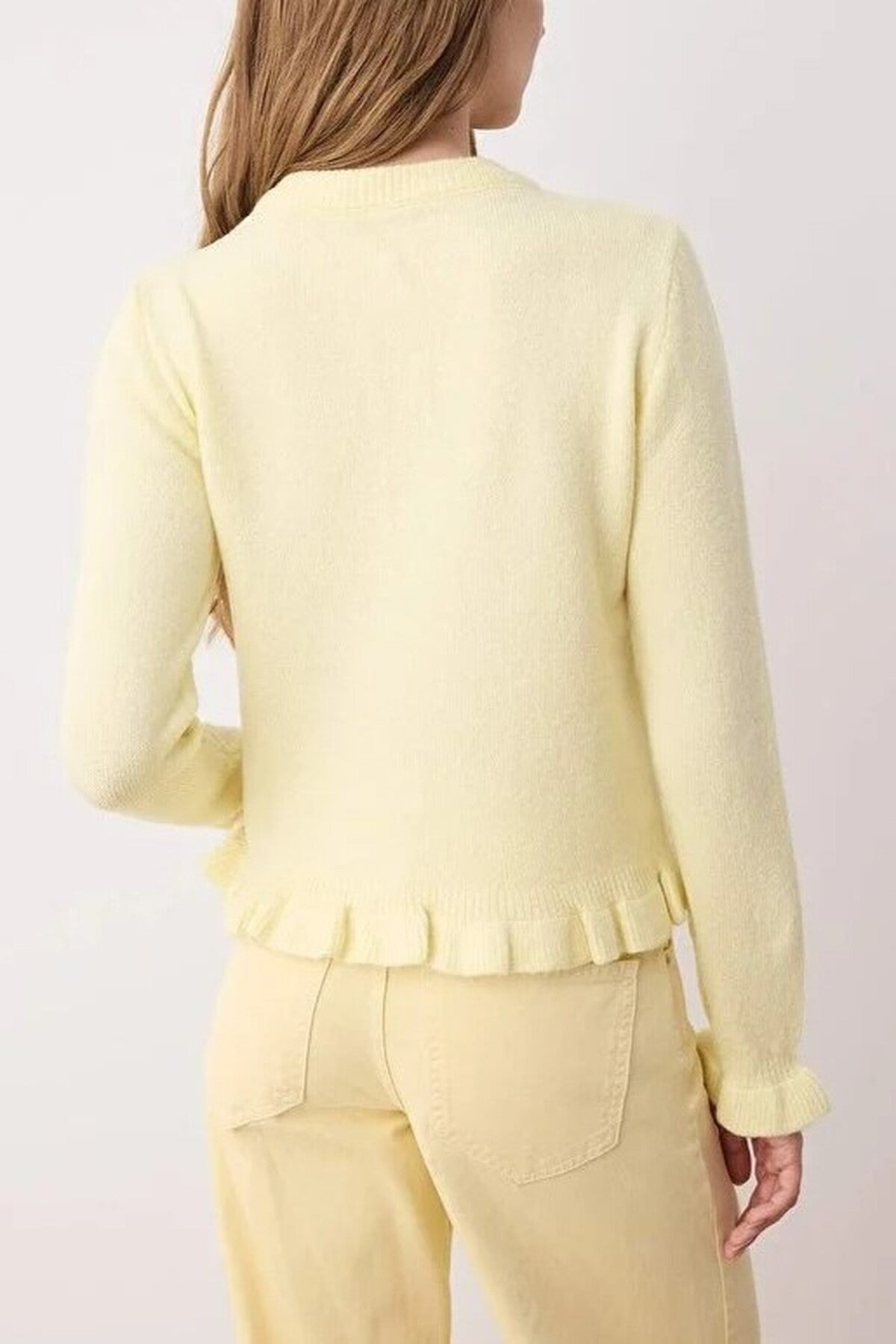 Soft Textured Knit Cardigan with Button Details