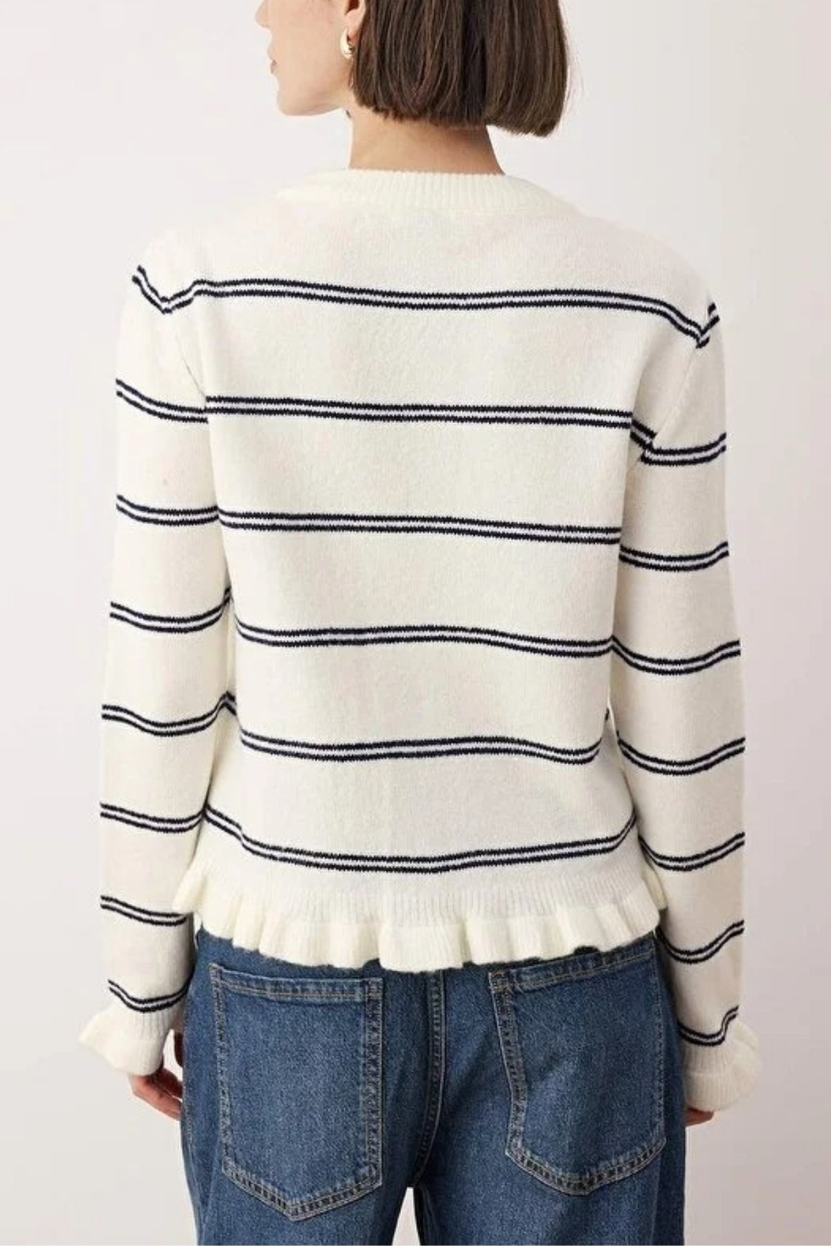 Soft Textured Knit Cardigan with Button Details