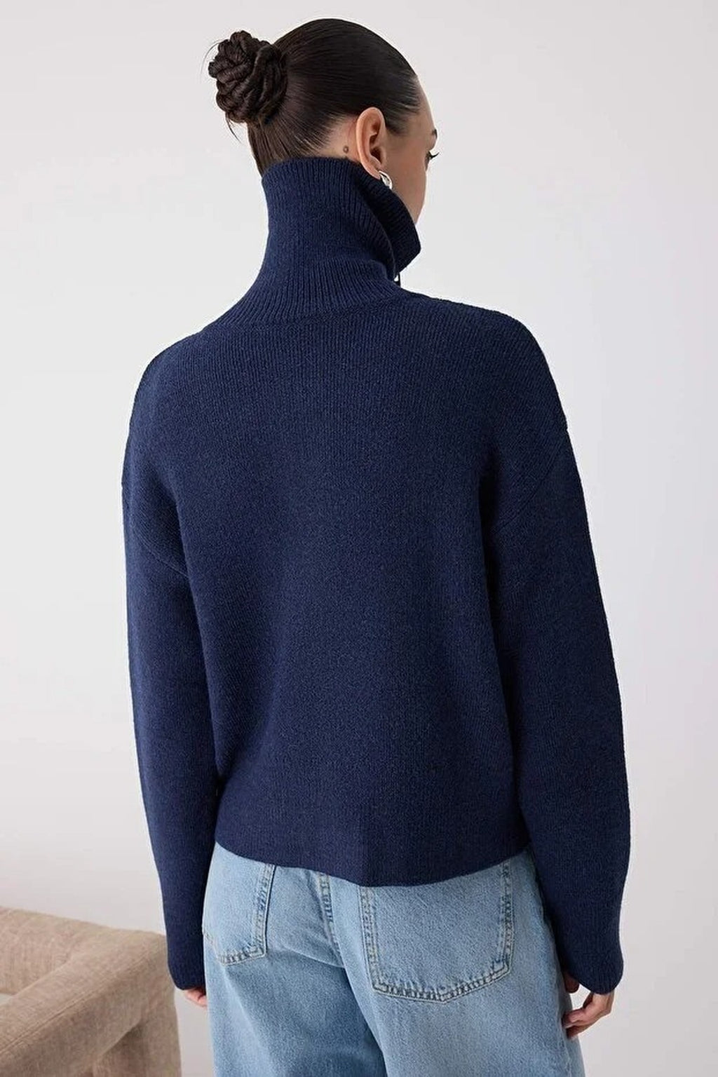 Soft Textured Oversize Knit Cardigan with Zipper