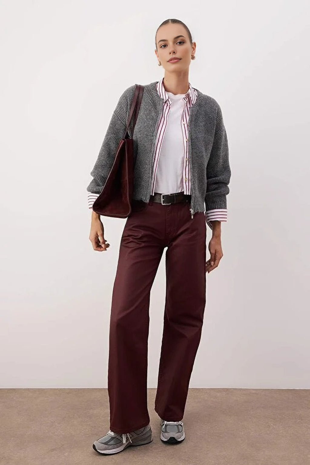 Soft Textured Basic Knit Cardigan