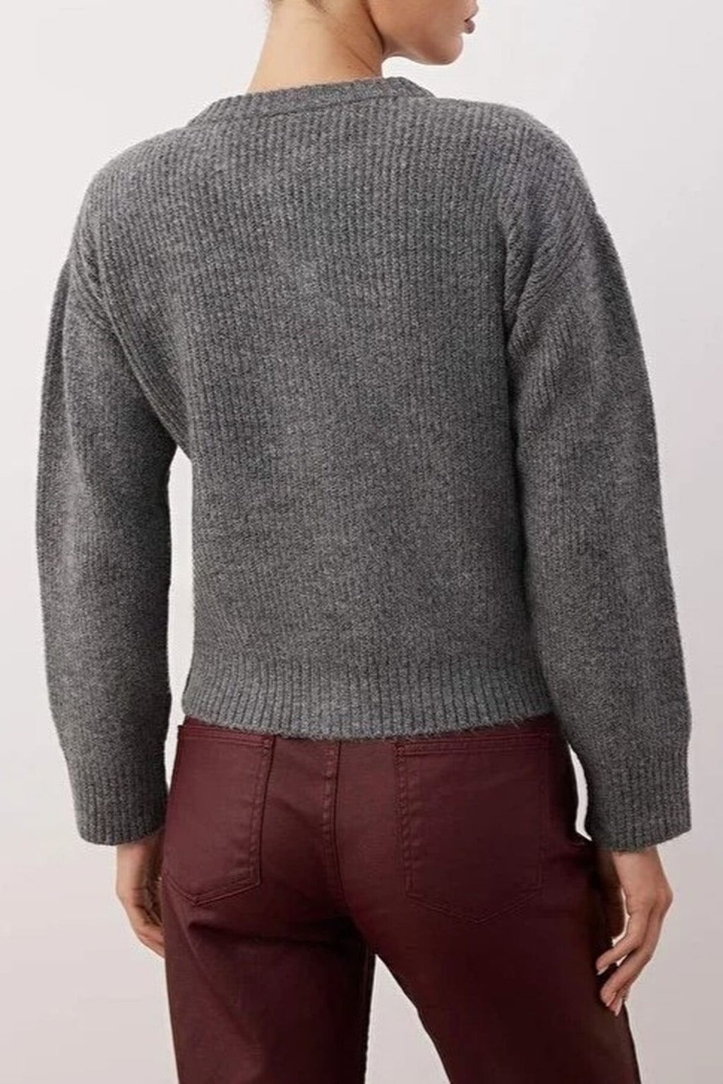 Soft Textured Basic Knit Cardigan