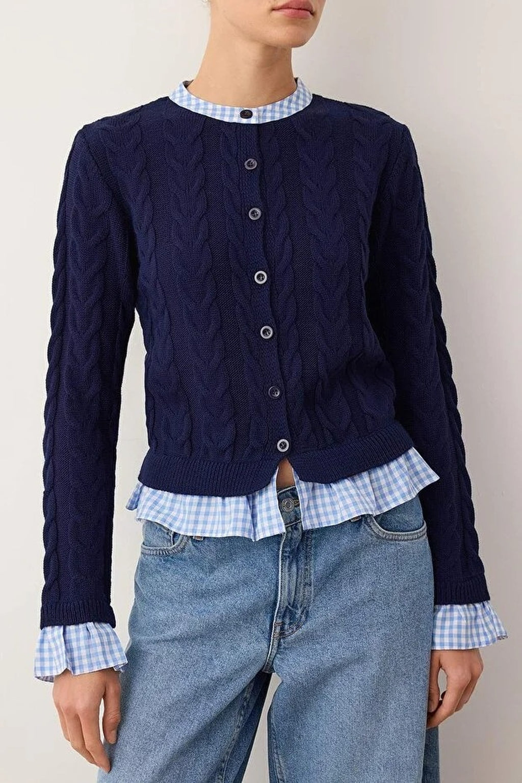 Garni Collar Detailed Knitwear Cardigan