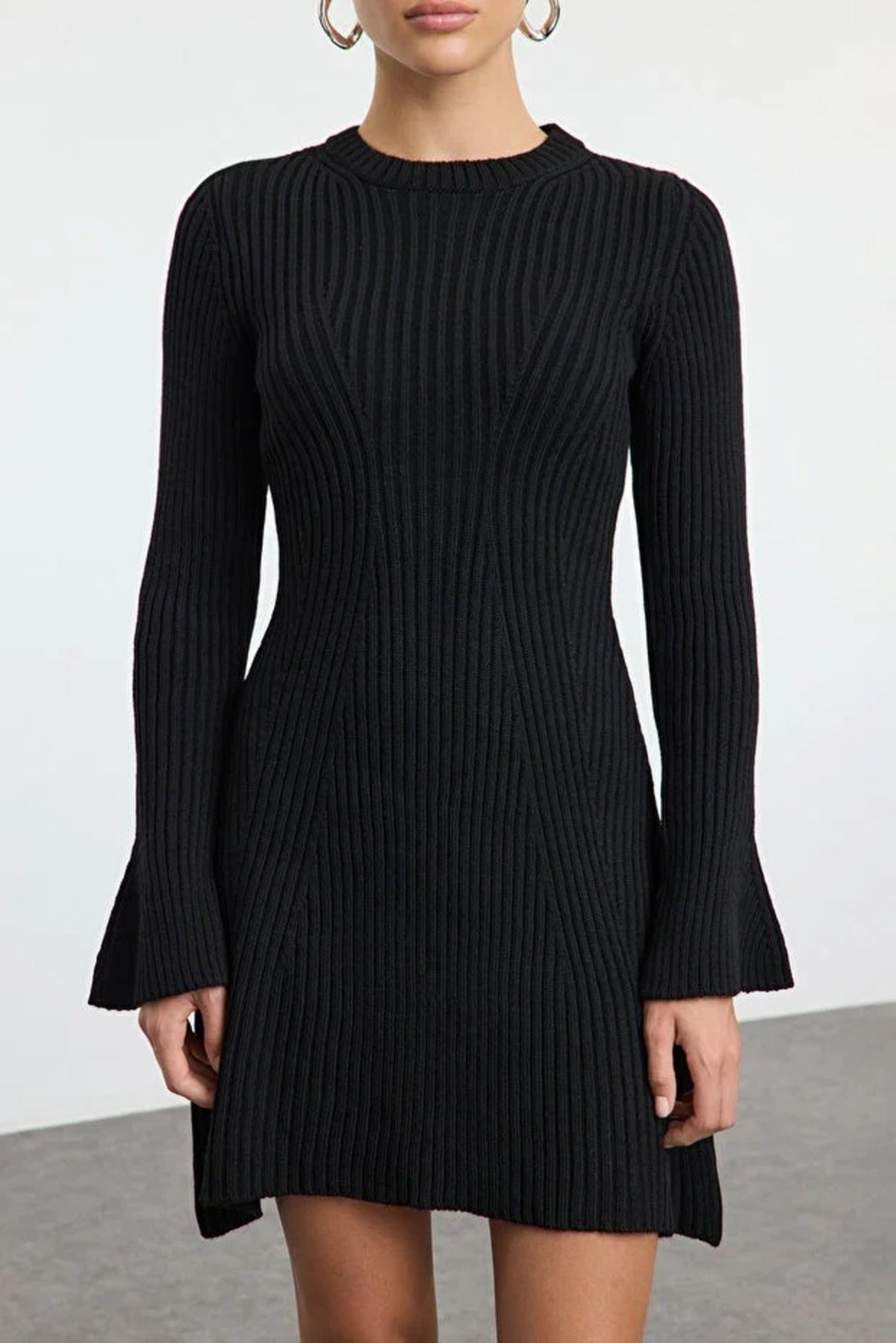 Mini Knit A-Line Dress