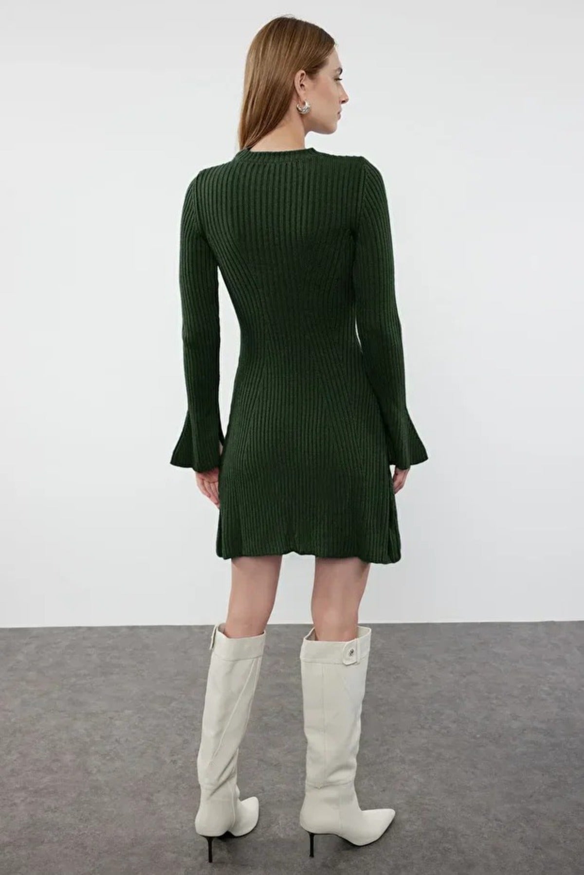Mini Knit A-Line Dress
