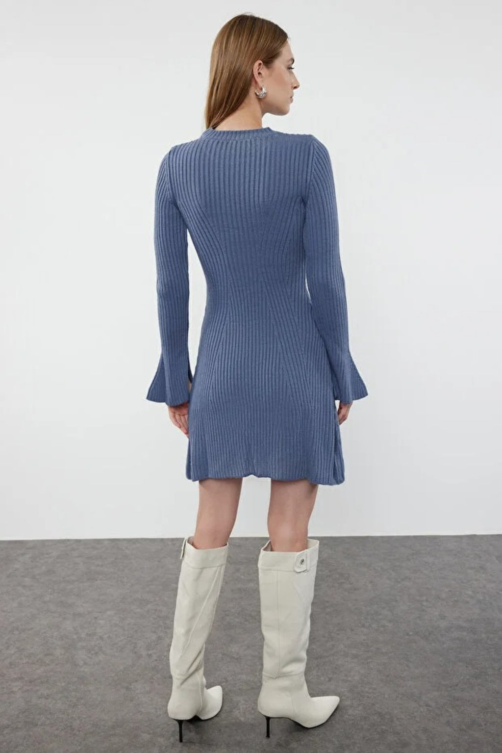 Mini Knit A-Line Dress