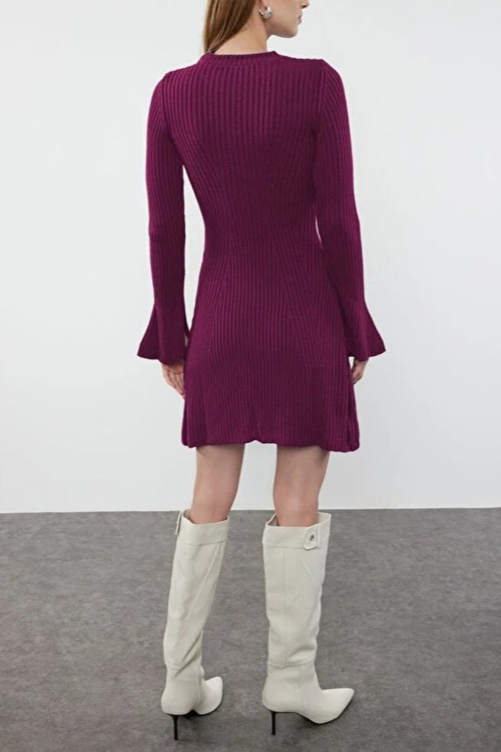 Mini Knit A-Line Dress