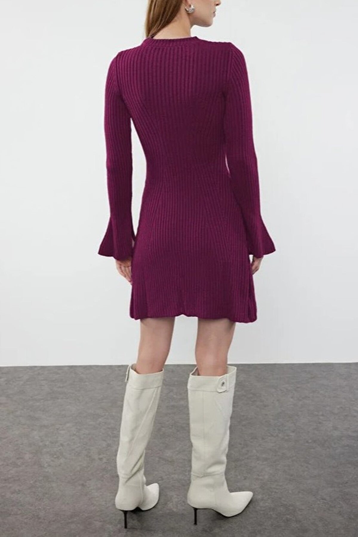 Mini Knit A-Line Dress