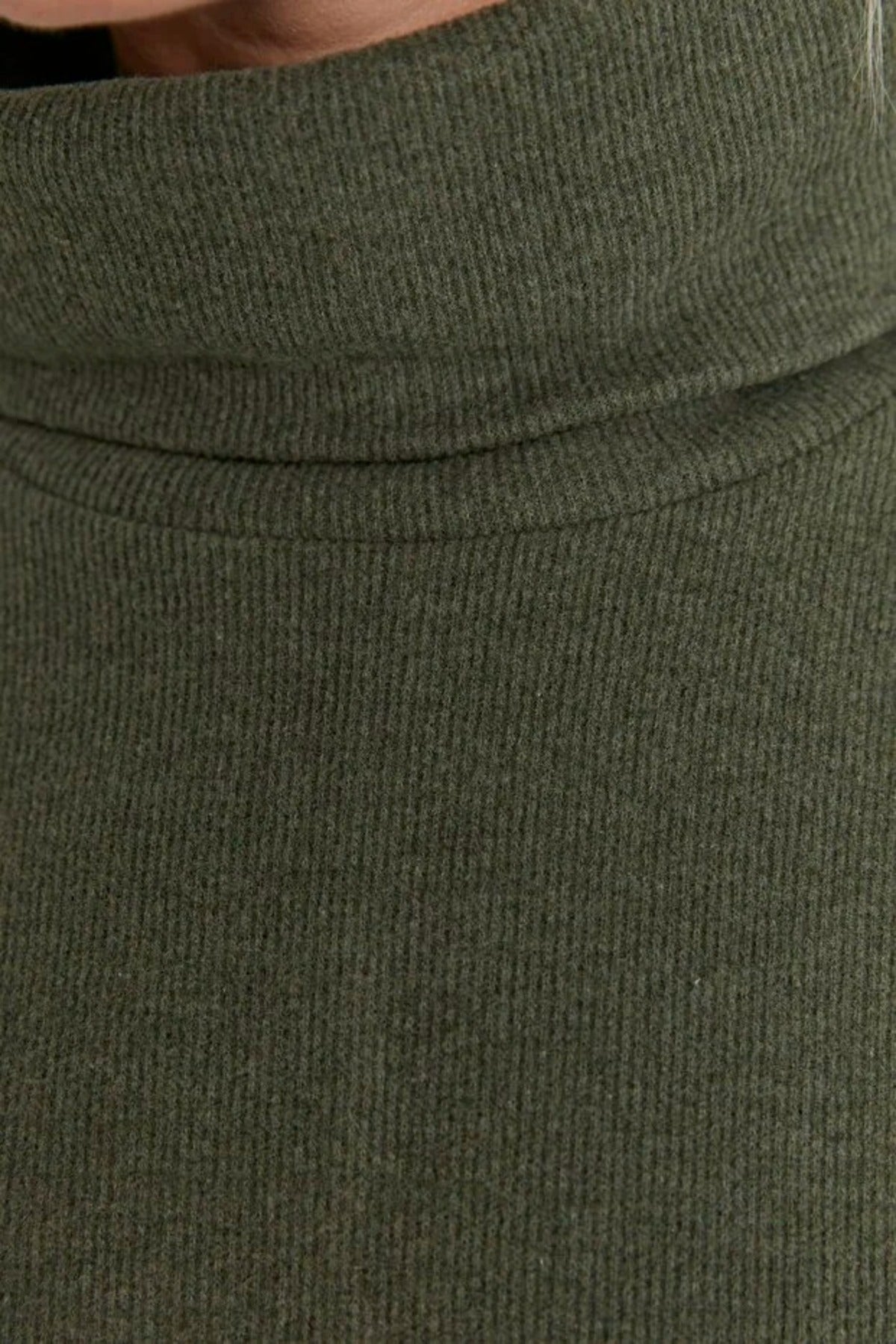 Turtleneck Long Sleeve Knit Mini Dress