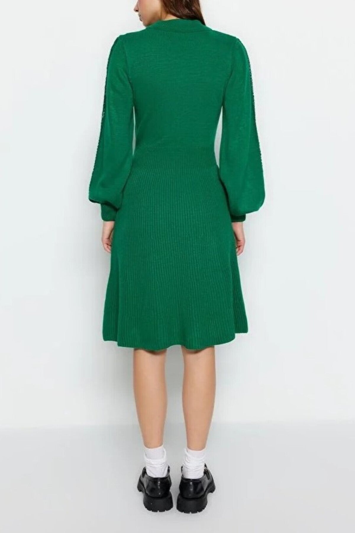 Mini Knit Lace Dress