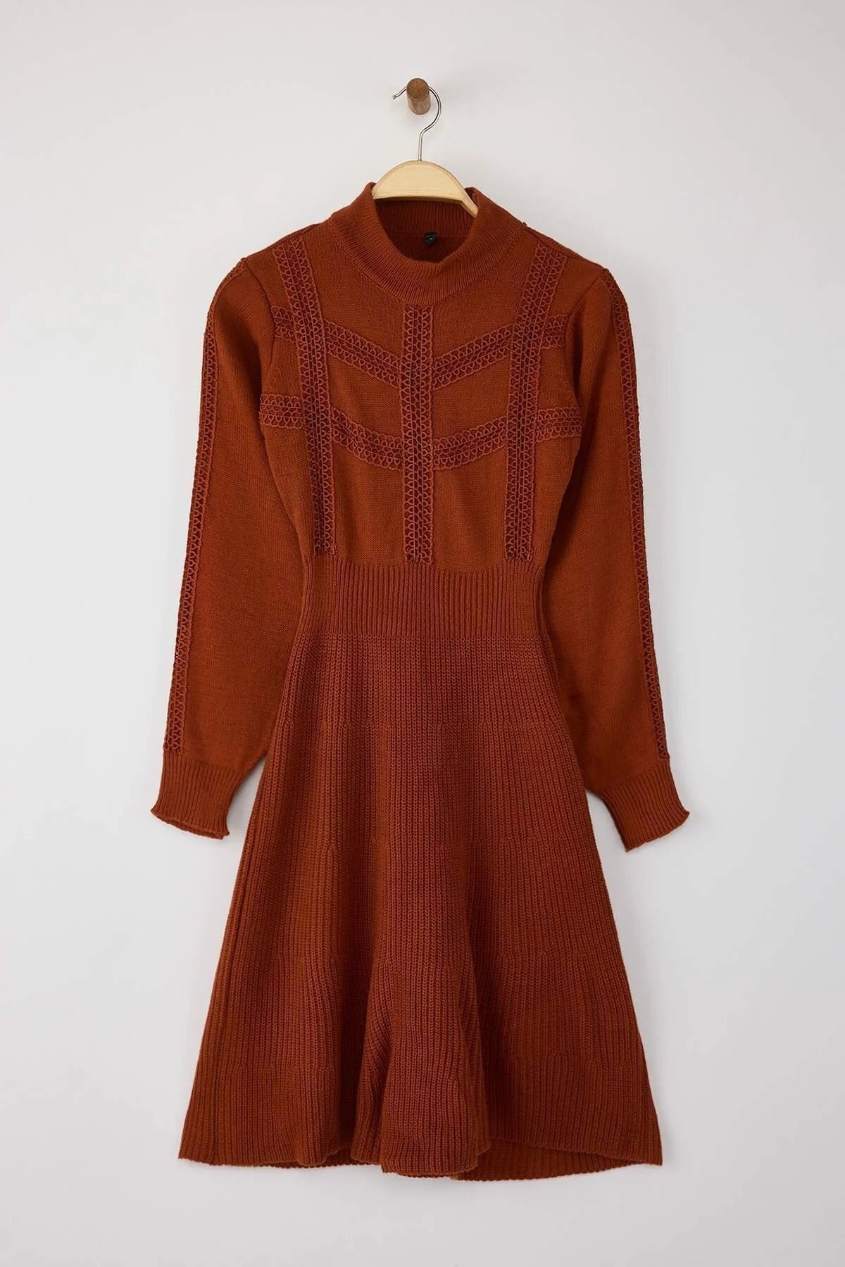 Mini Knit Lace Dress