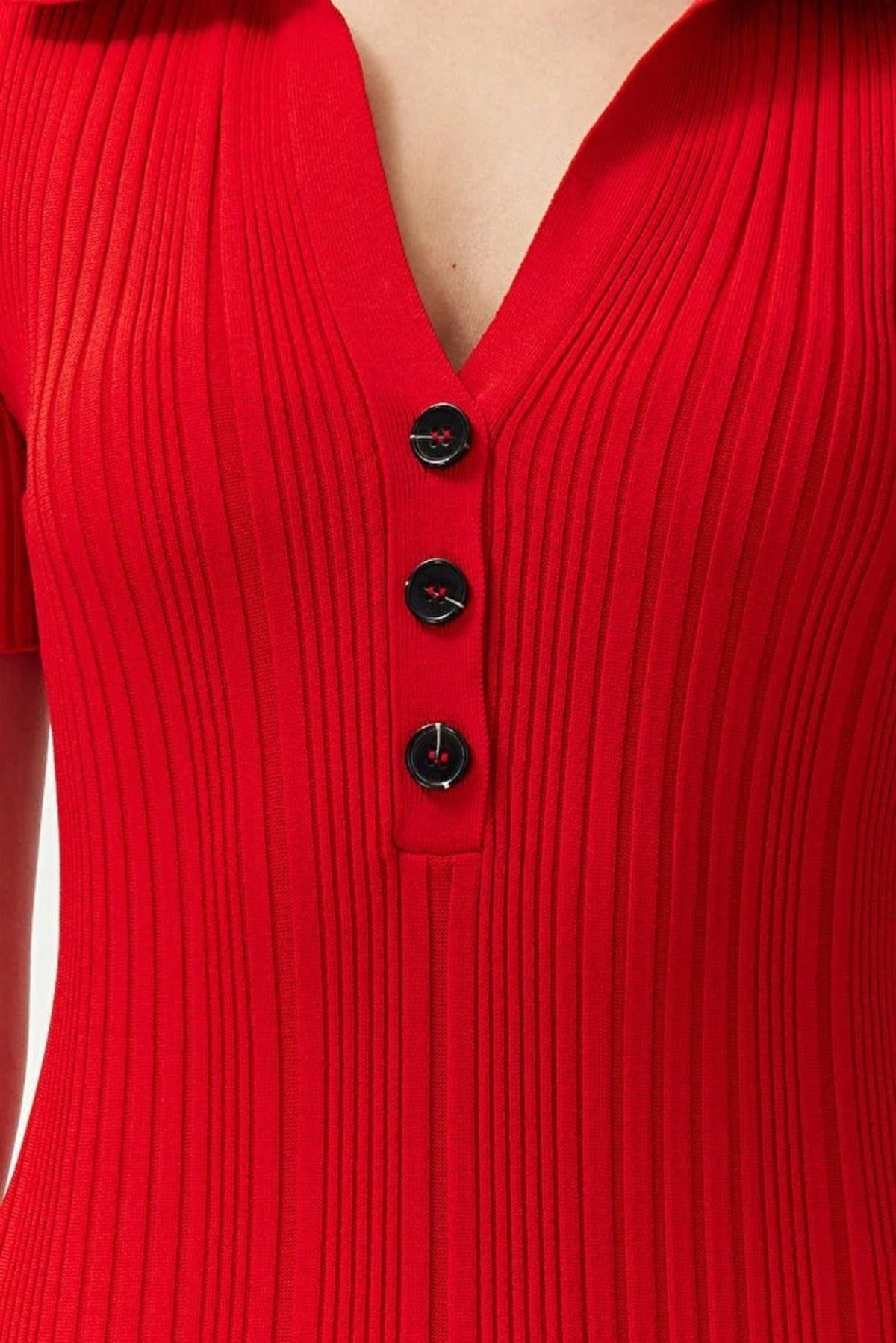 Maxi Polo Neck Dress