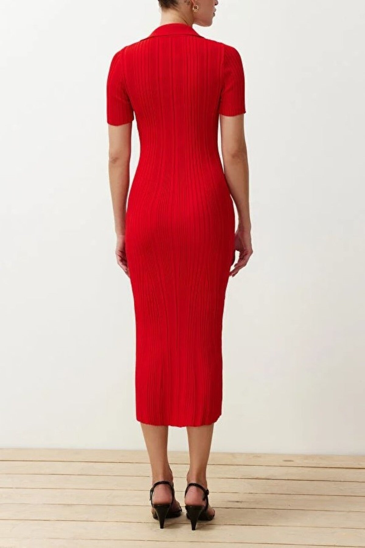 Maxi Polo Neck Dress