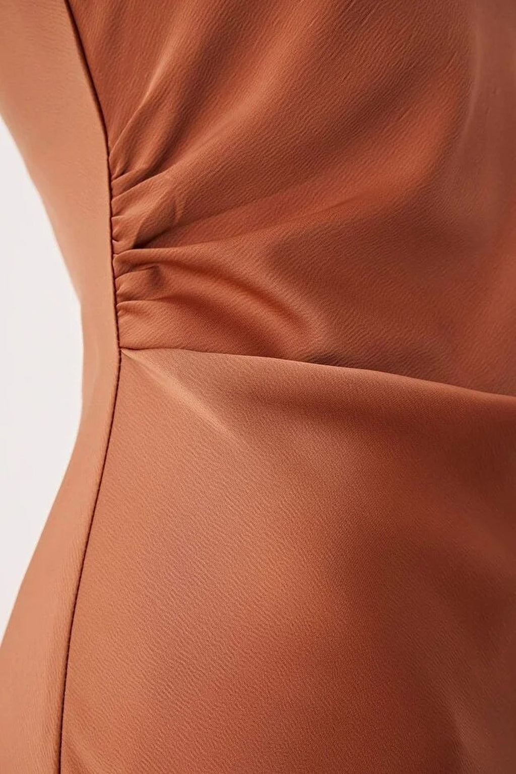 Satin Maxi Evening Dress