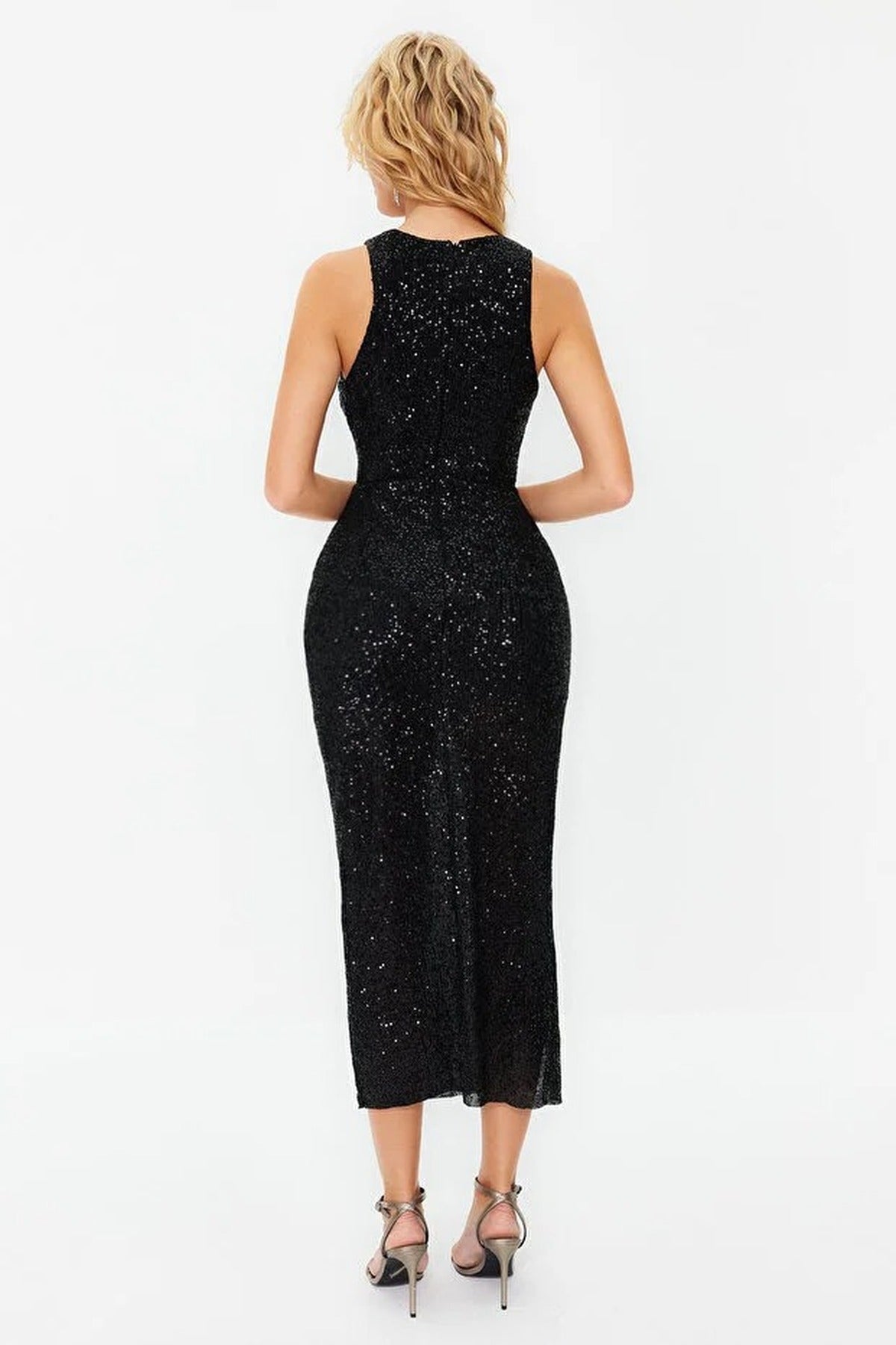 Sparkling Sequined Elegant Evening Dress