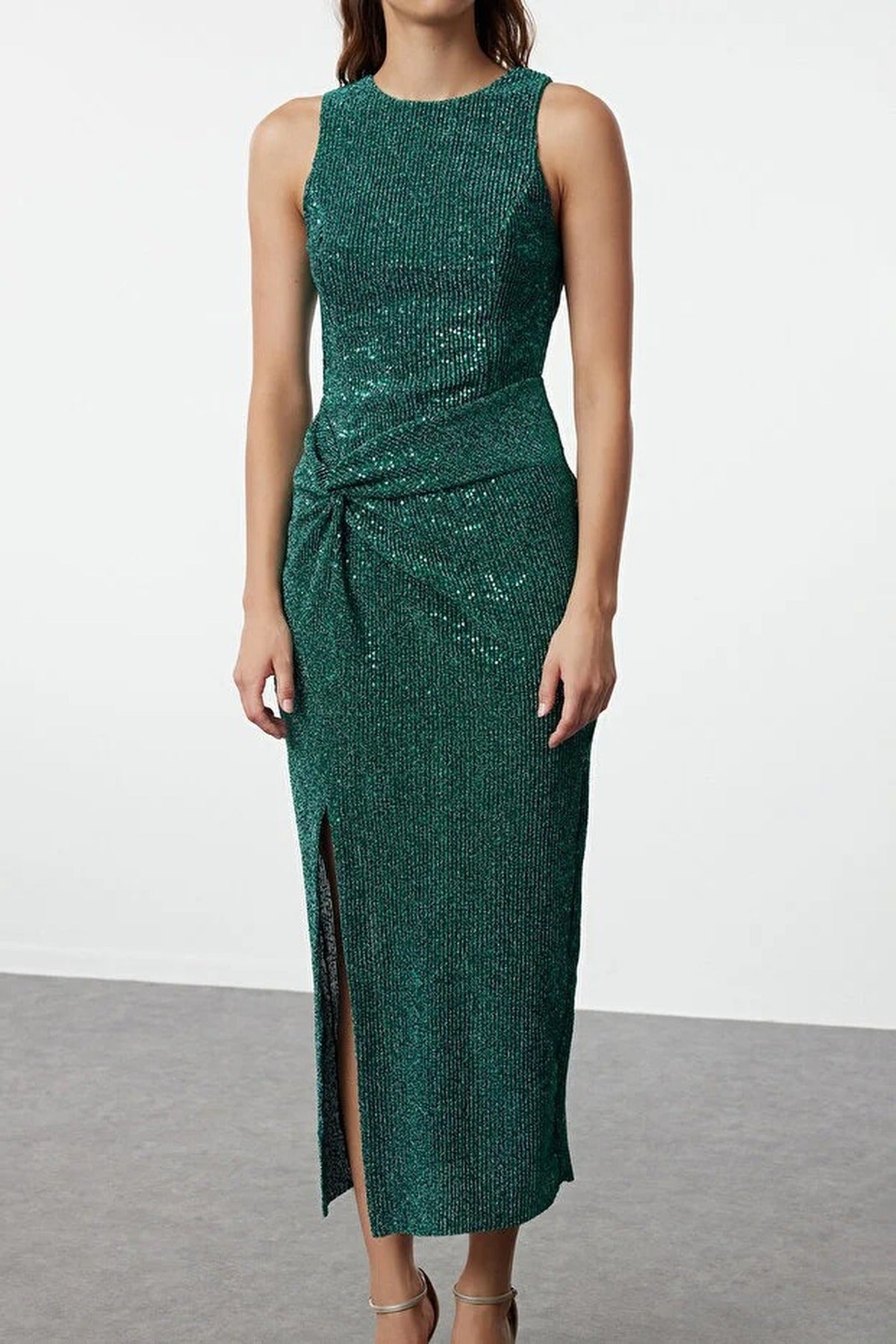 Sparkling Sequined Elegant Evening Dress