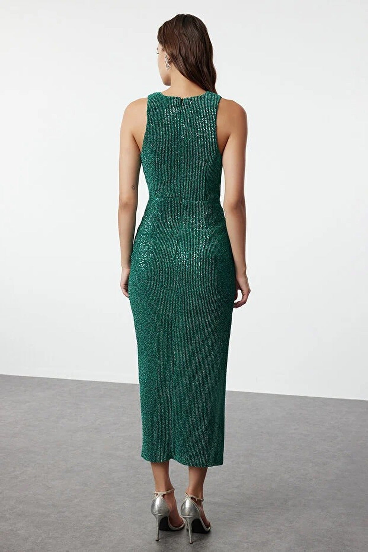Sparkling Sequined Elegant Evening Dress