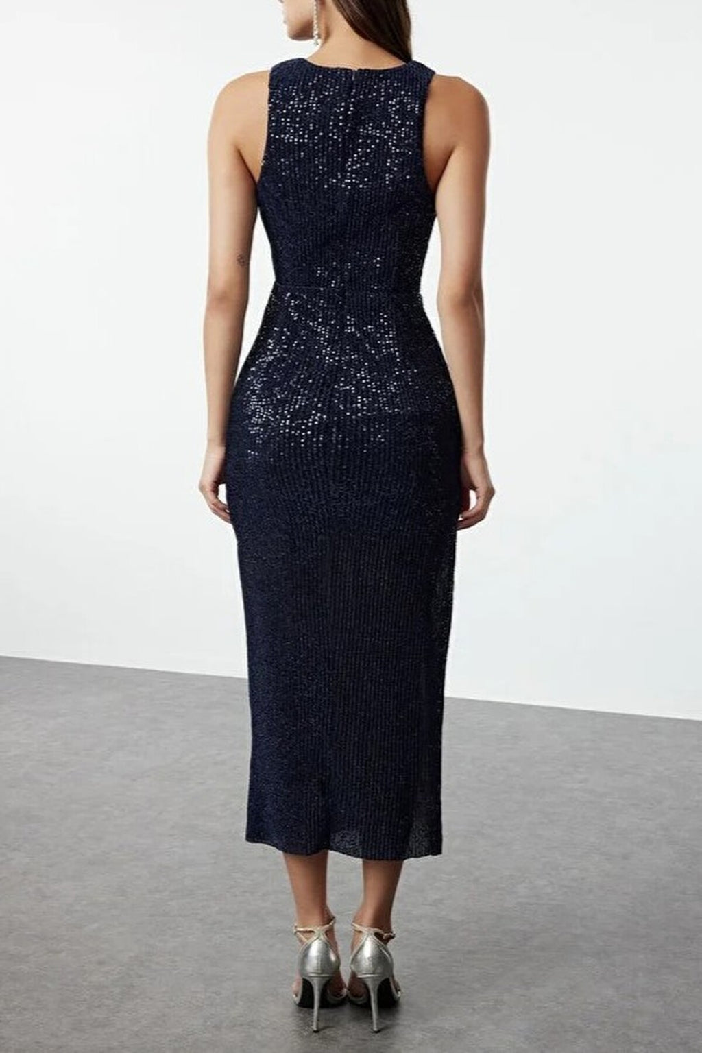 Sparkling Sequined Elegant Evening Dress