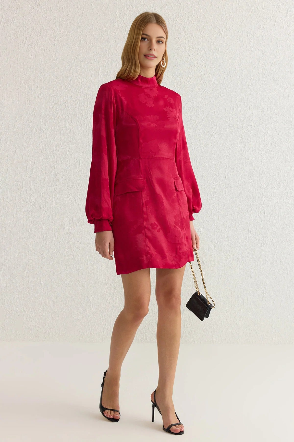 A-Line Mini Woven Dress