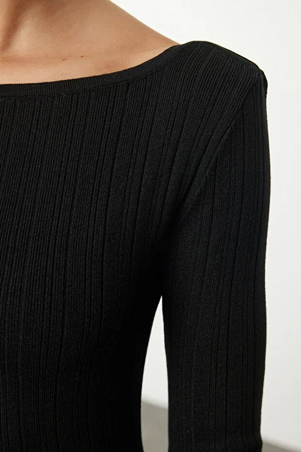 Mercerized Look Maxi Knit Long Dress