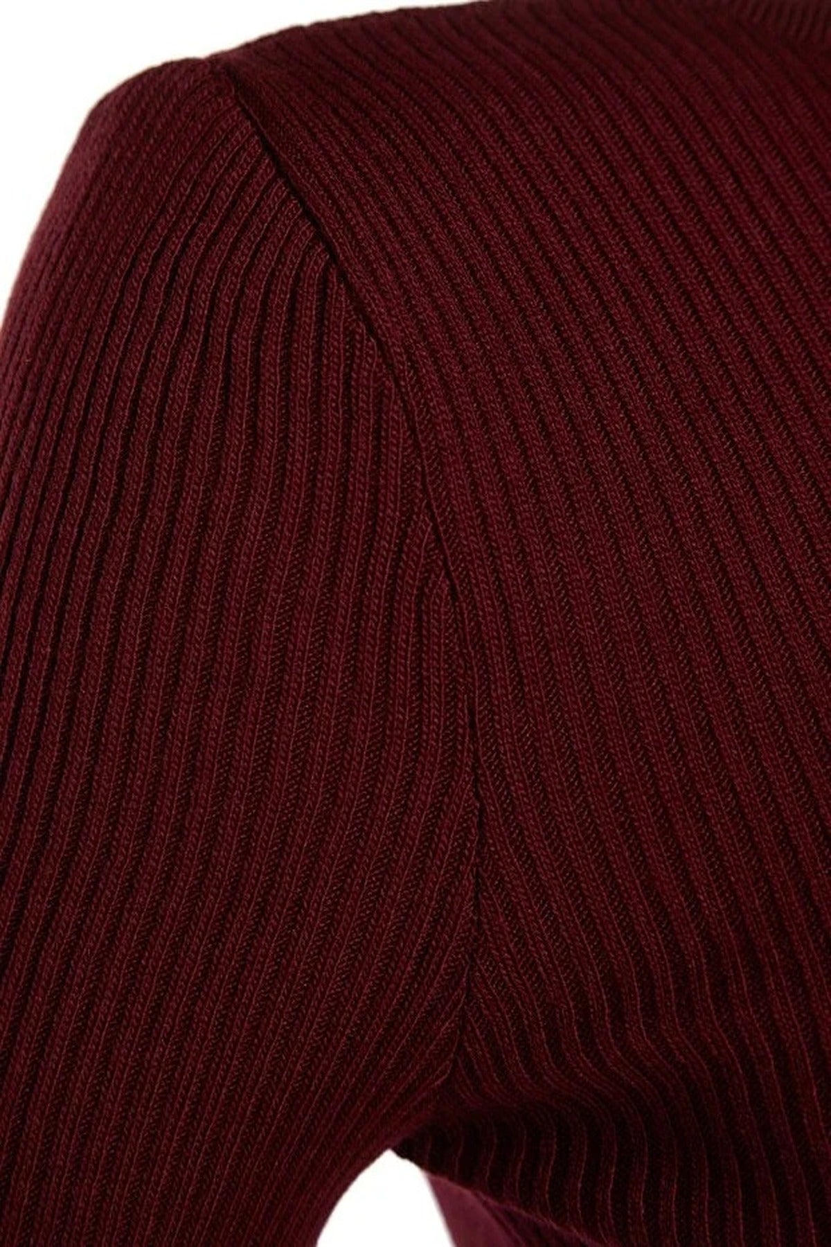 Mini Knit Dress with Gathered Detail