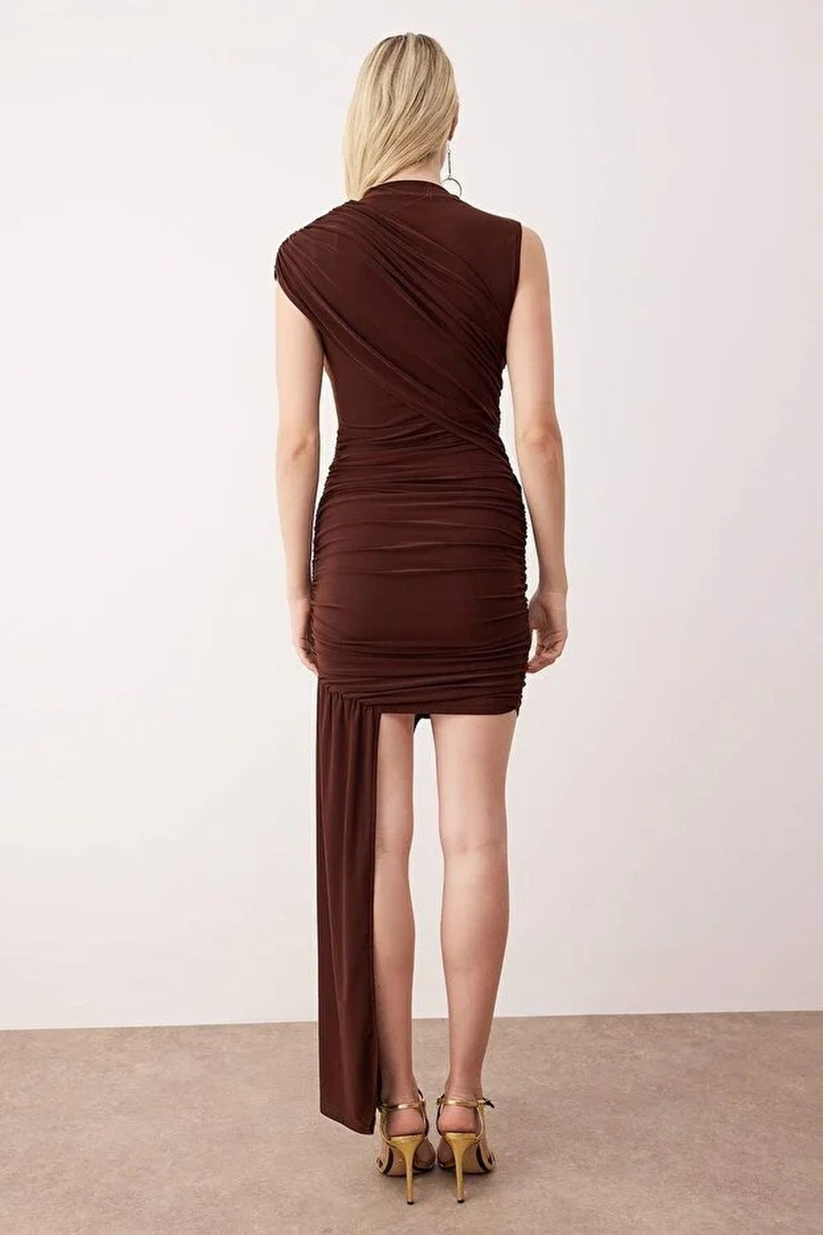 Knit Mini Unlined Evening Dress