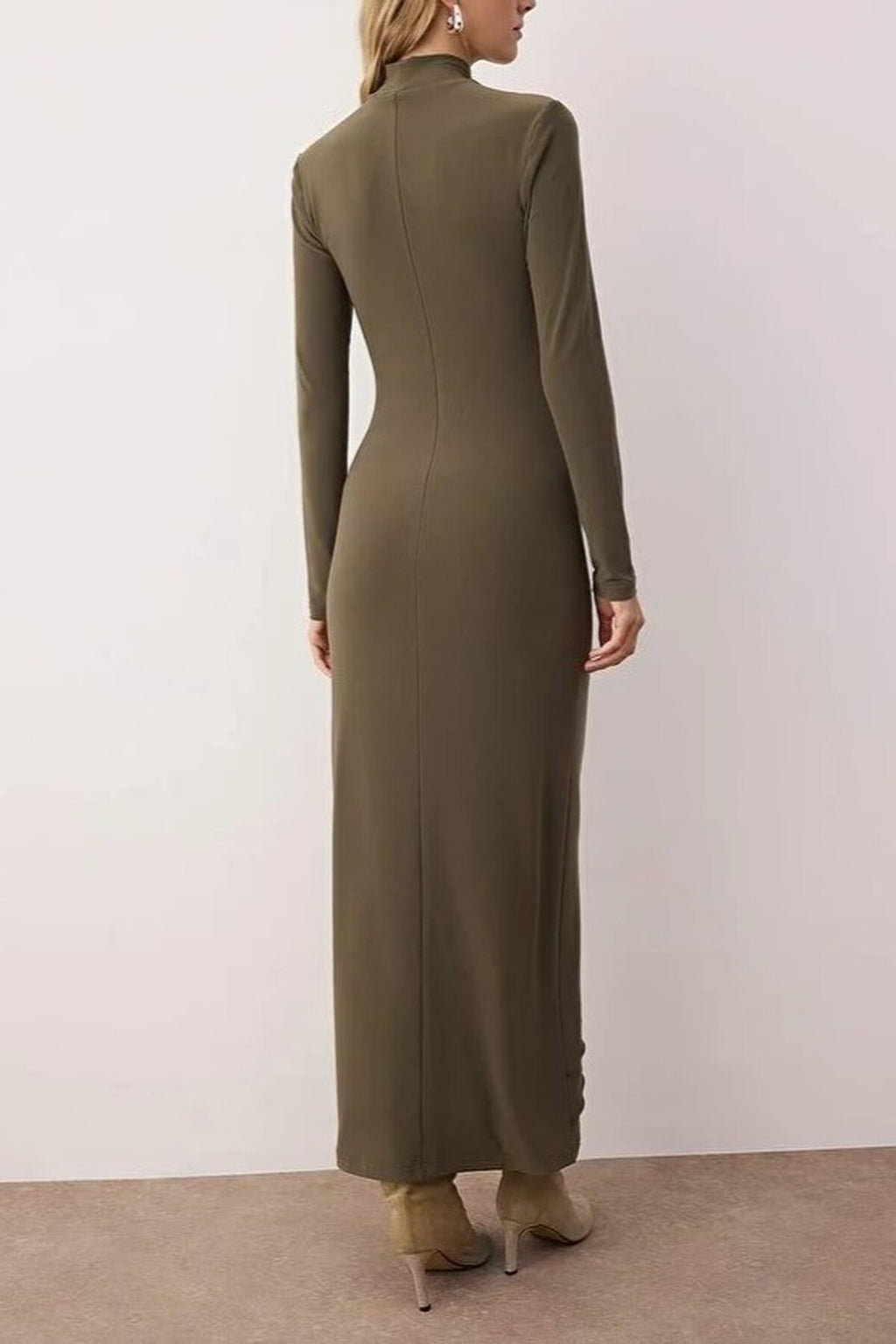 Karyoka Stitch Maxi Knit Dress