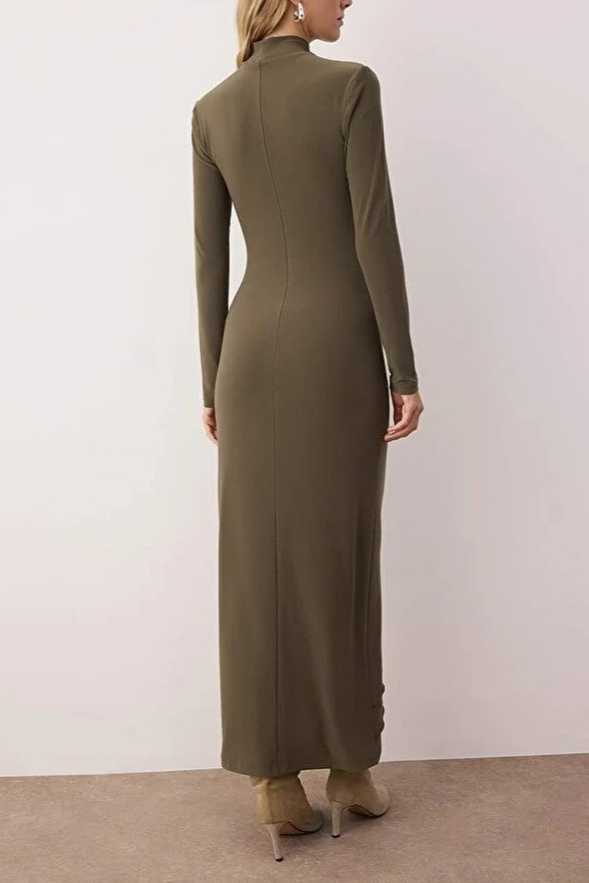 Karyoka Stitch Maxi Knit Dress