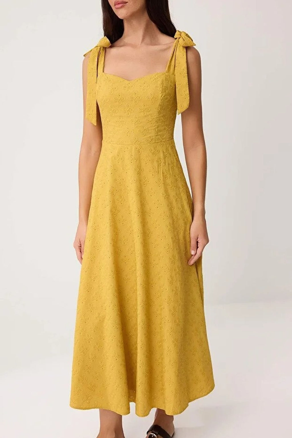 Brode Skater Maxi Woven Dress