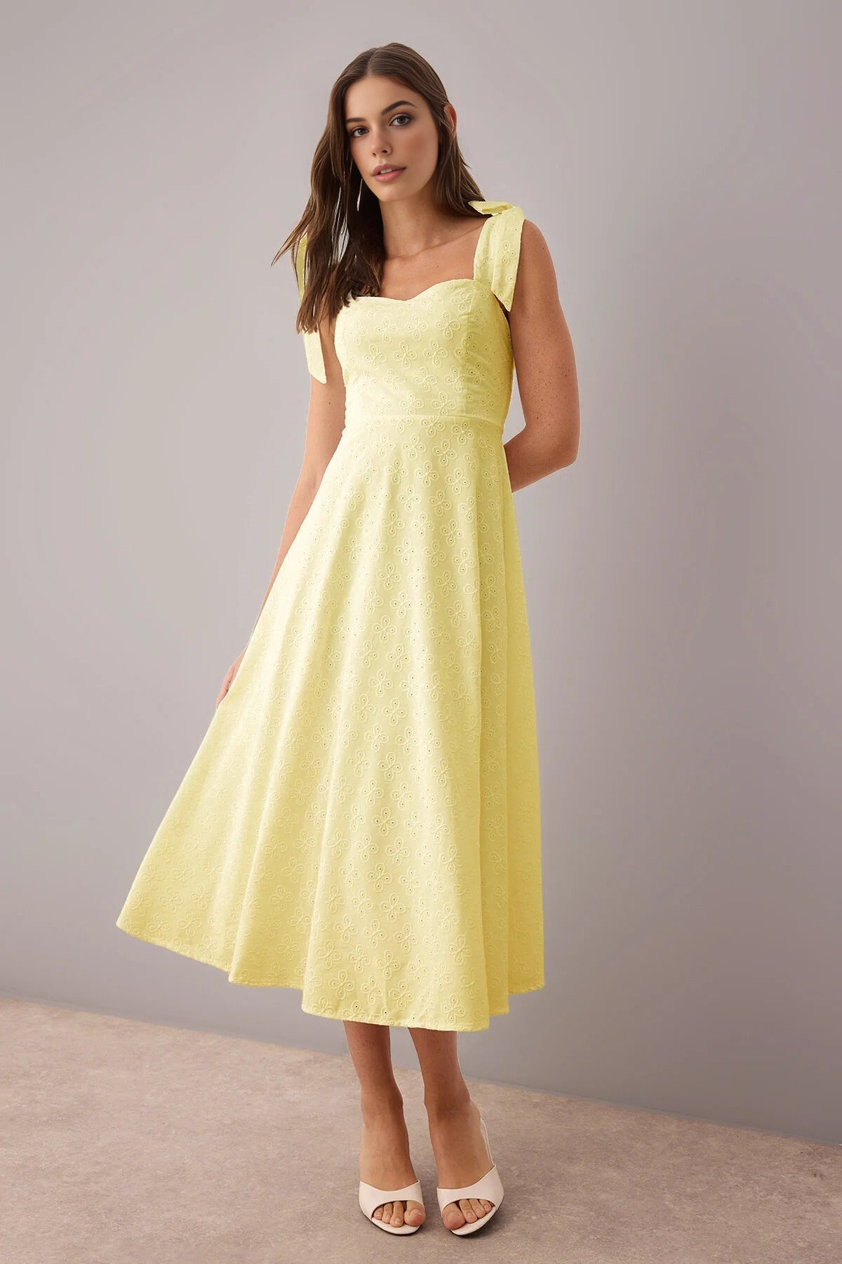 Brode Skater Maxi Woven Dress