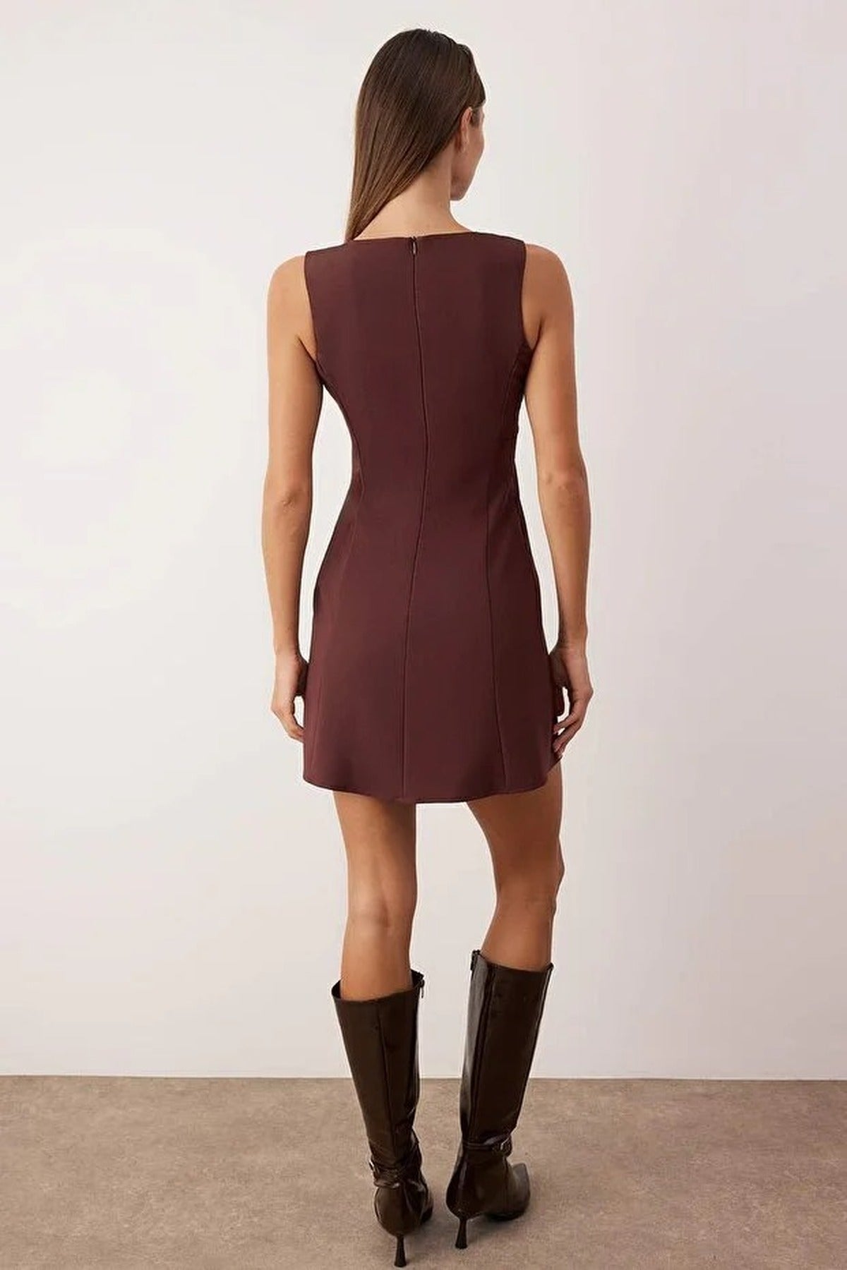 A-Line Mini Woven Dress