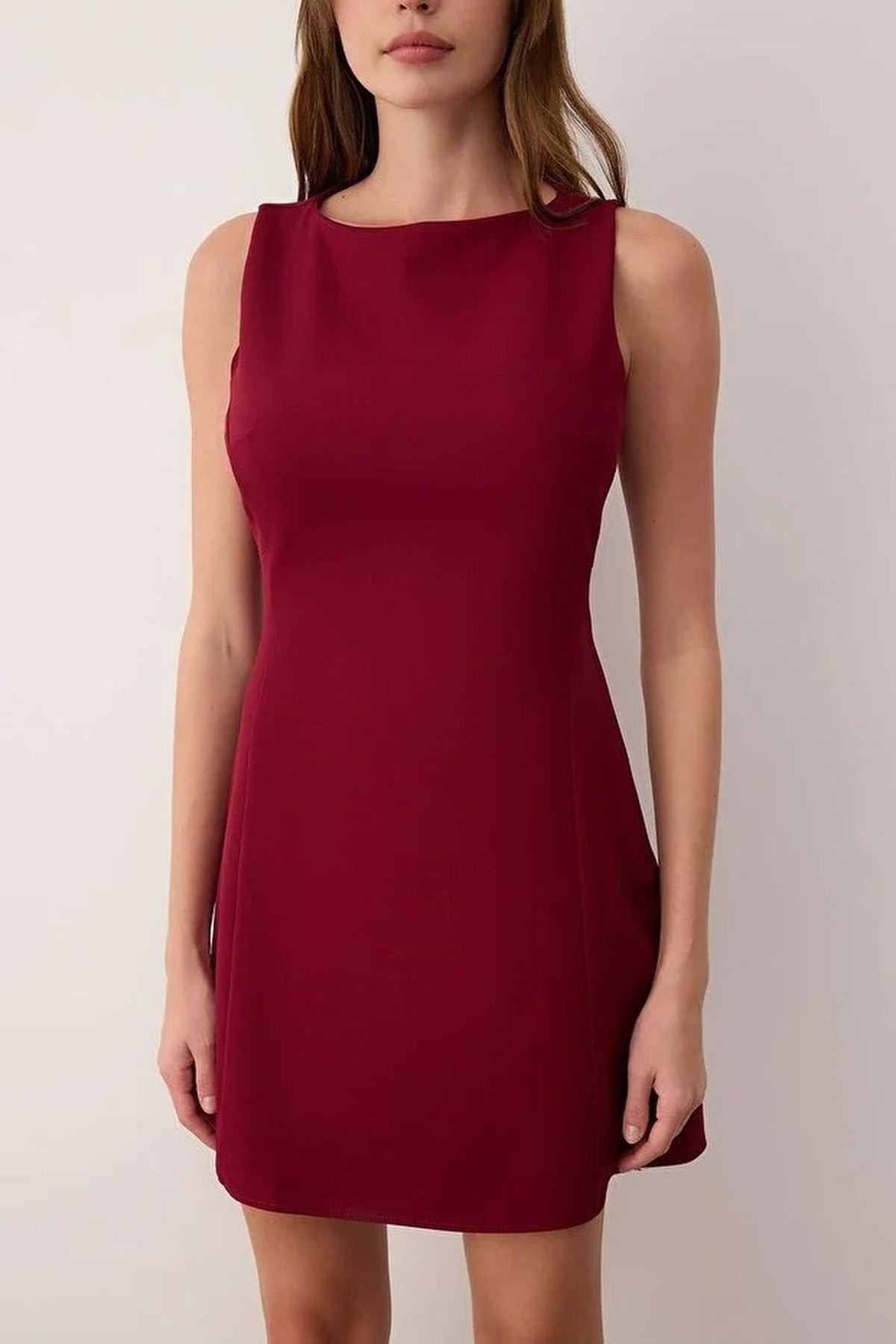 A-Line Mini Woven Dress