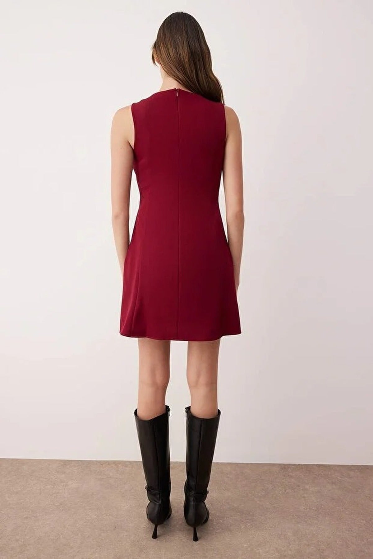 A-Line Mini Woven Dress