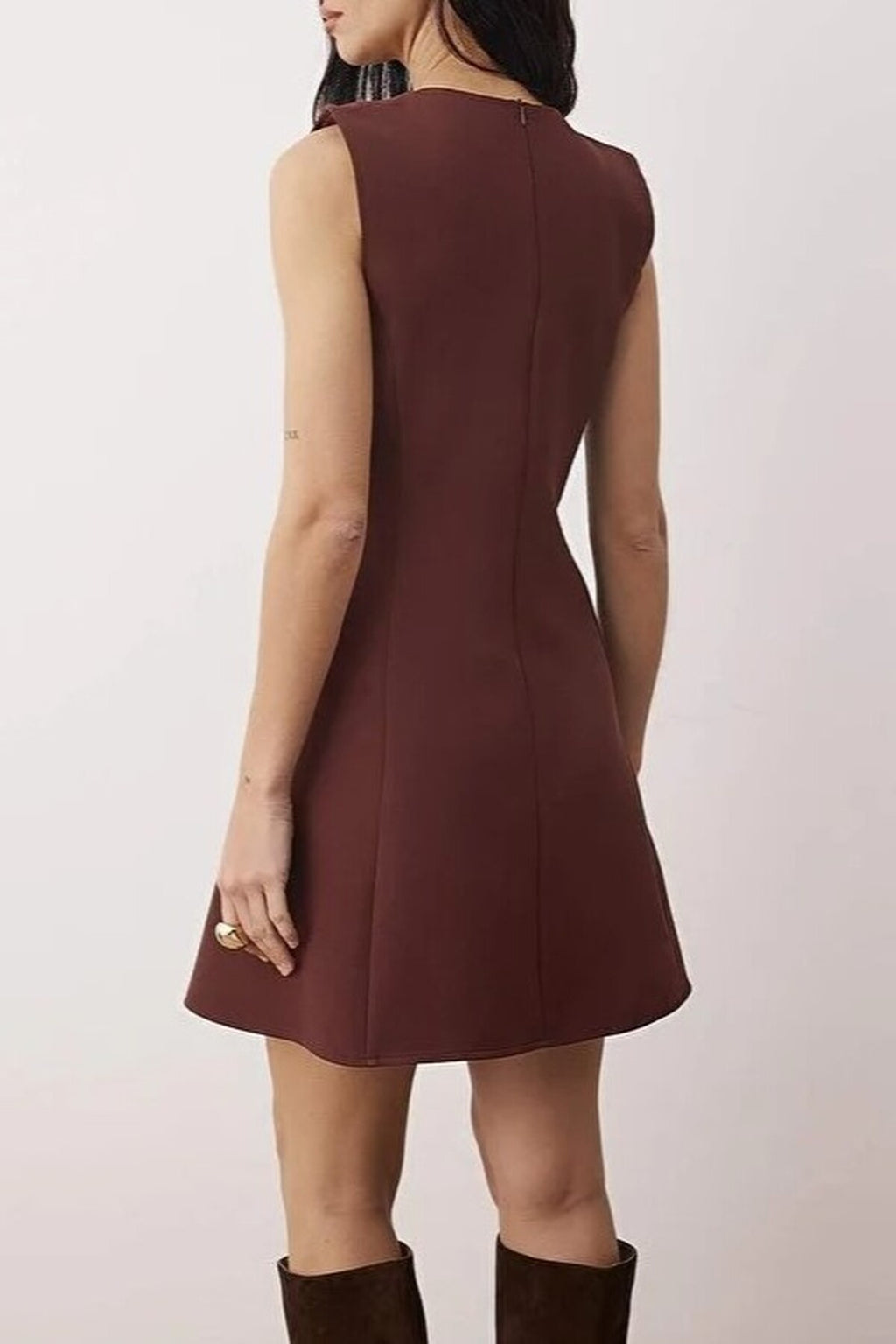 Mini Woven Dress with Accessory Details