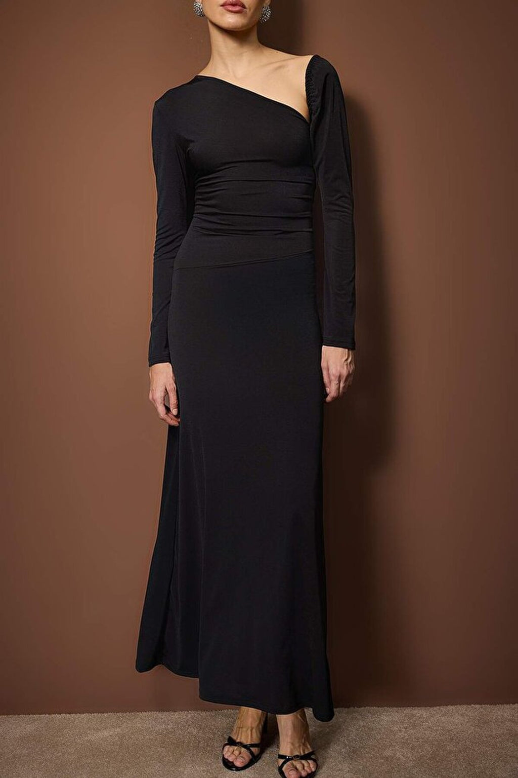 Knitted Maxi Evening Dress