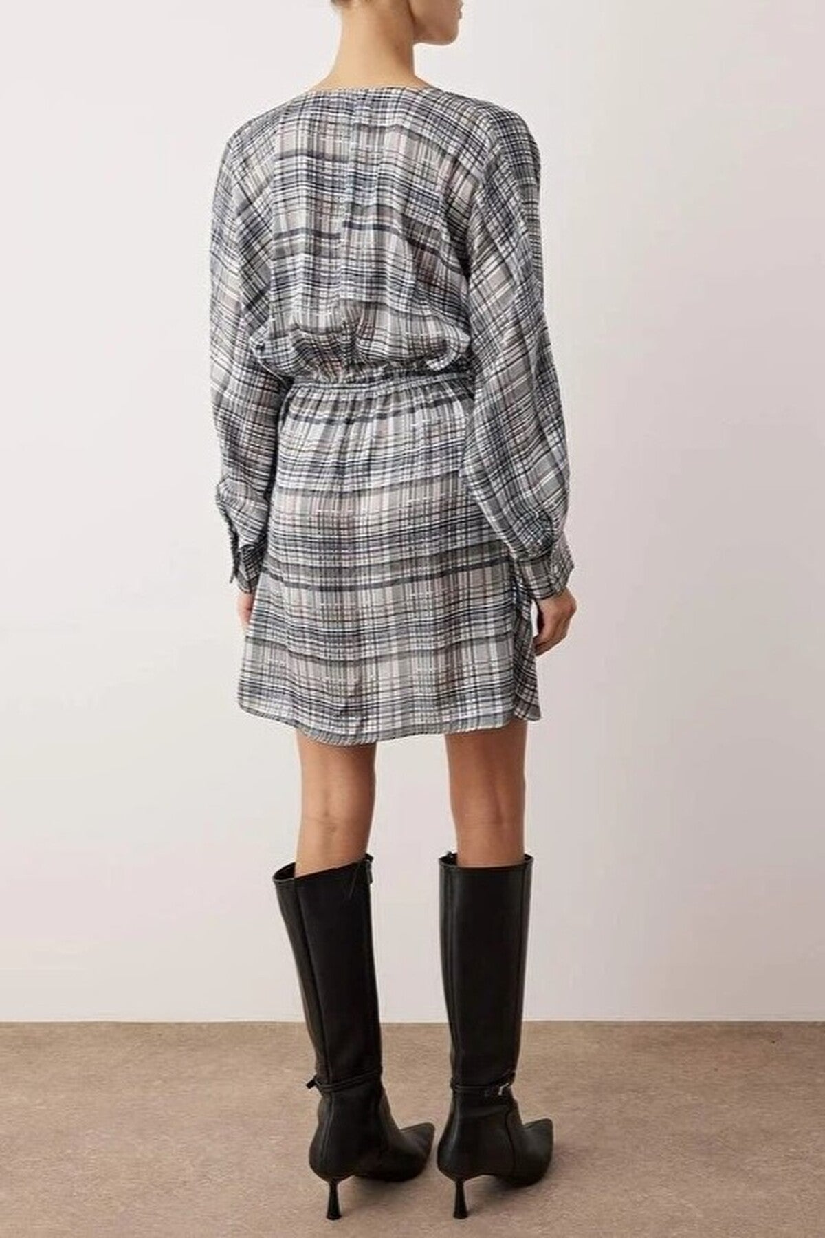 Wrap Mini Woven Dress