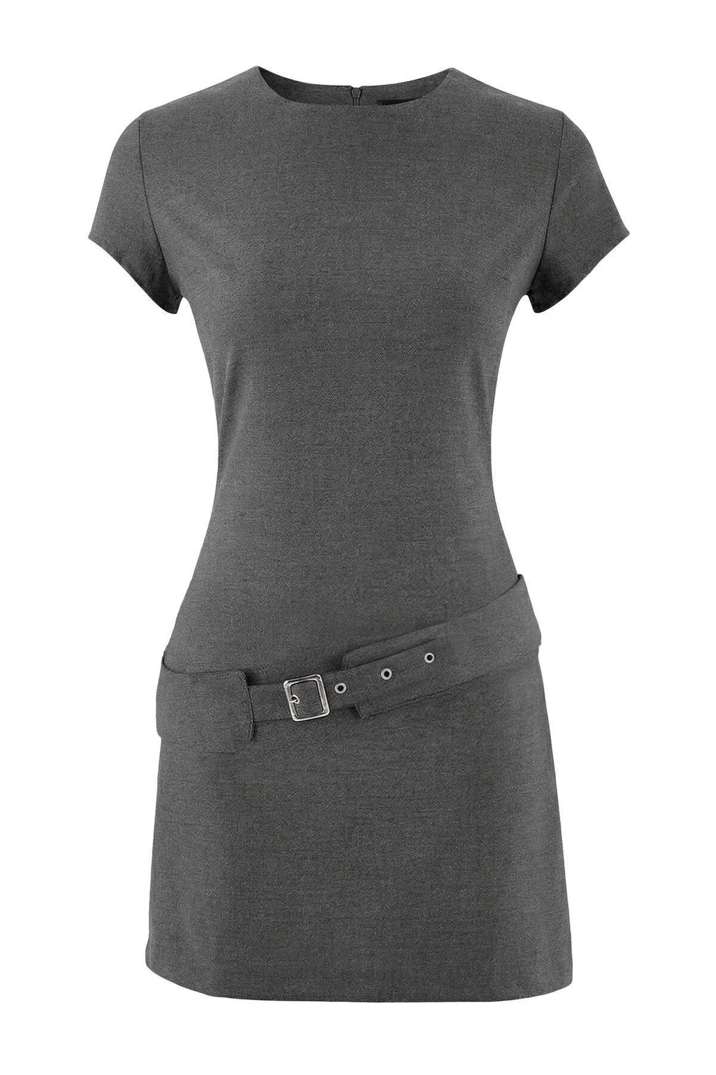 Belted Mini Woven Dress