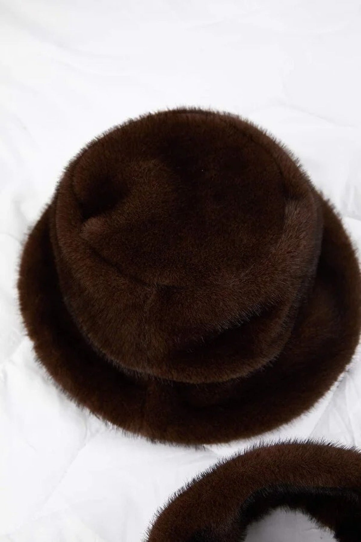 2-Piece Fur Scarf-Hat Knit Set