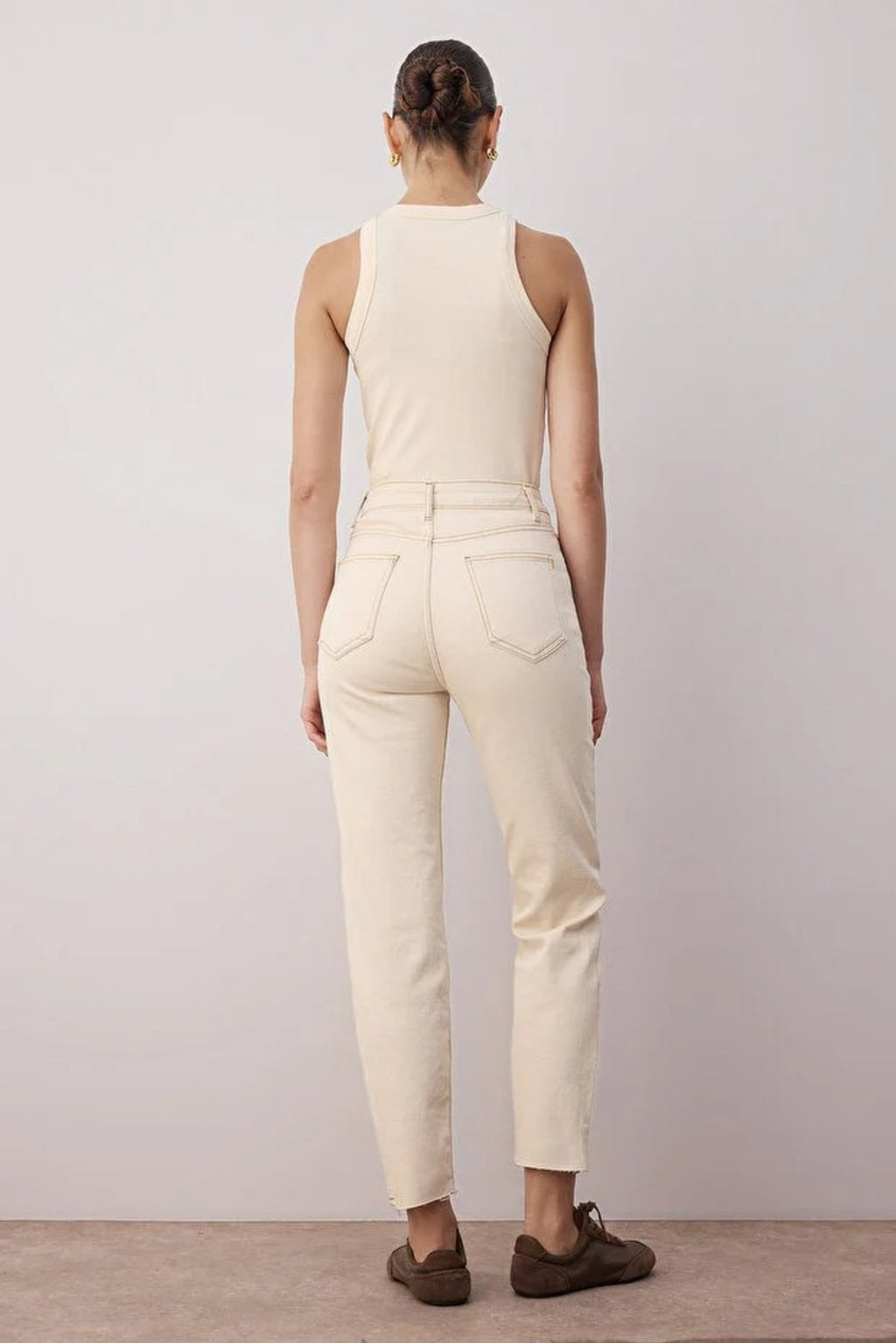 High Waist Slim Mom Jeans