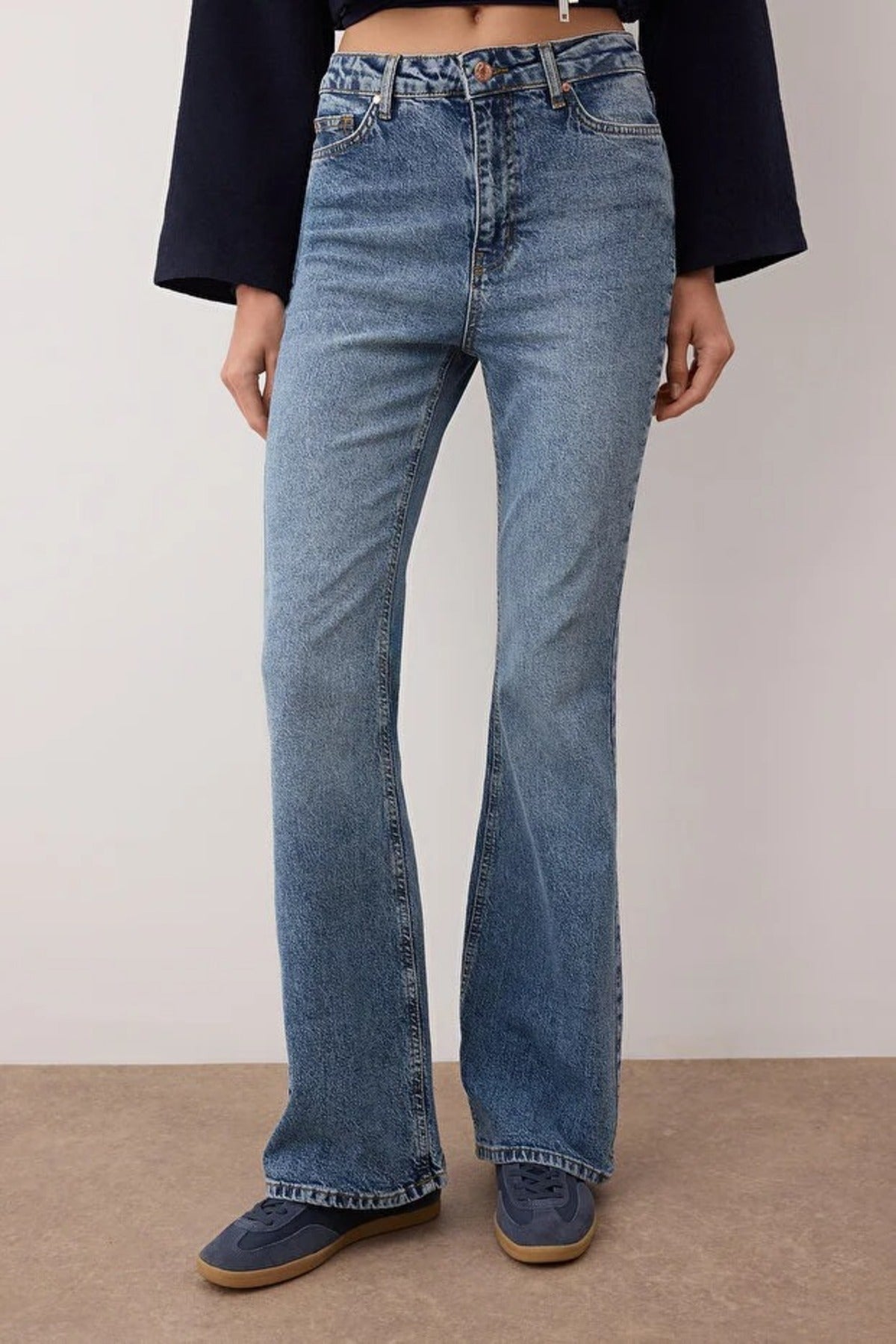 High Waist Flare Jeans