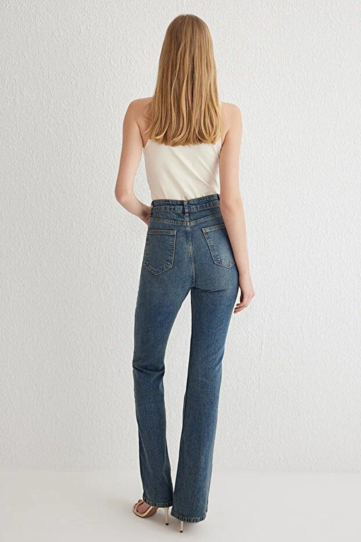 High Waist Flare Jeans